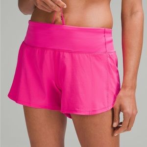 lululemon Speed Up Mid-Rise Lined Short 4” Sonic Pink
